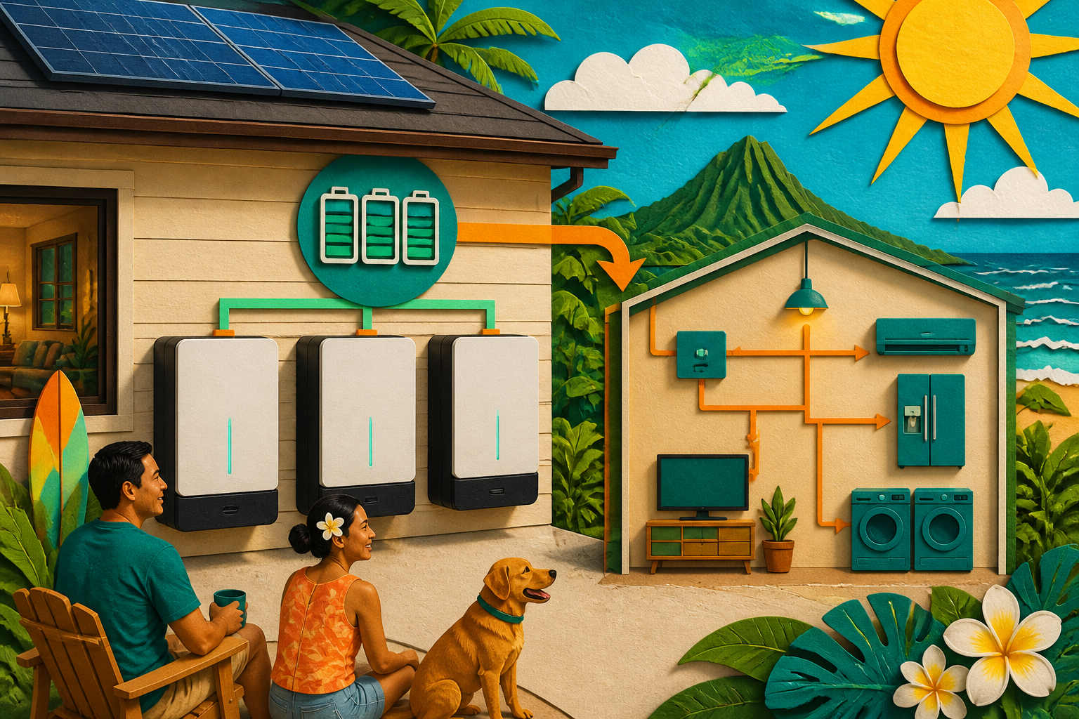 Concept illustration for Fortress Power eVault MAX 18.5kWh LFP Battery
