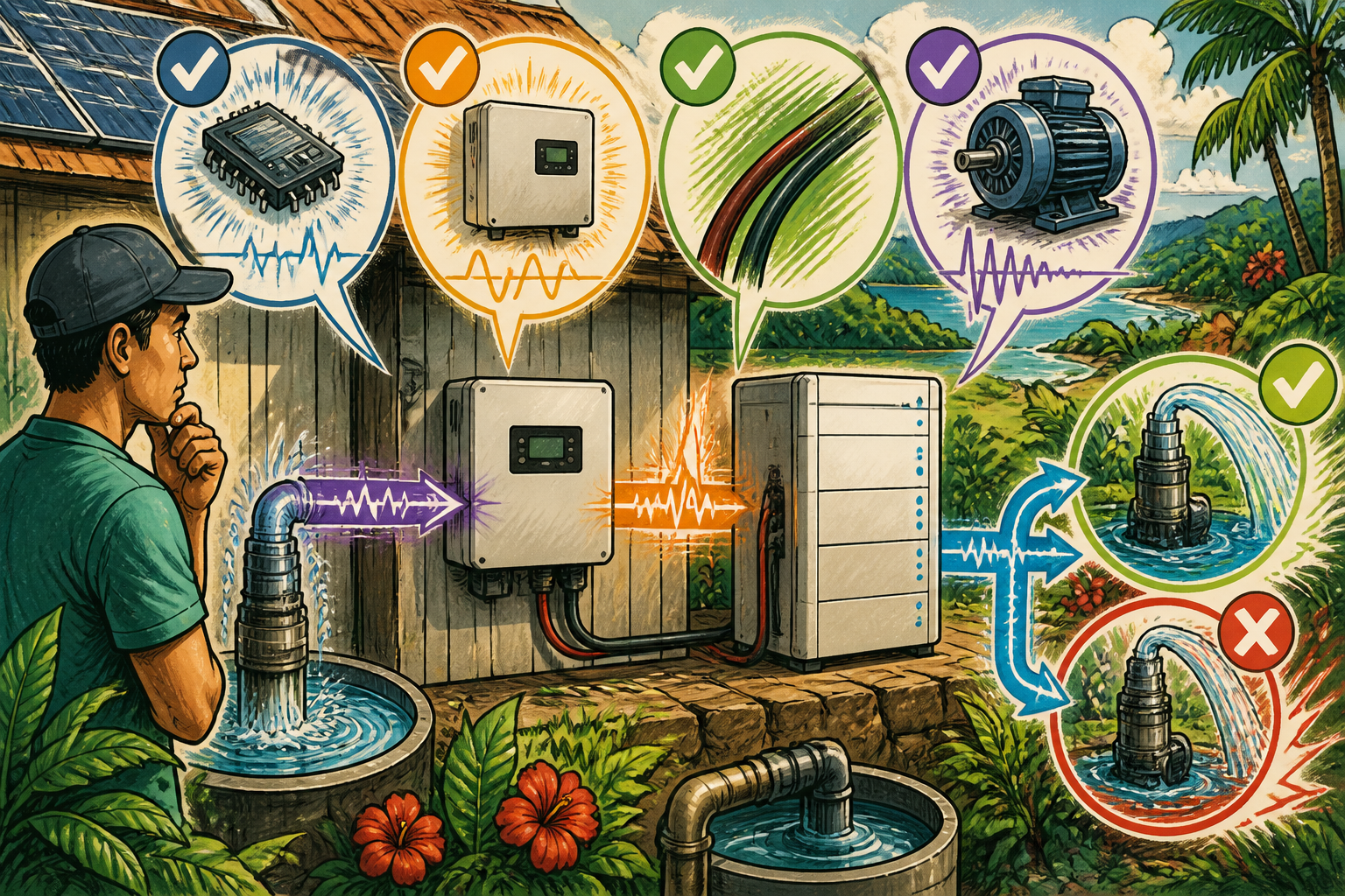 Concept illustration for Pytes Pytes V16 Outdoor LFP Battery