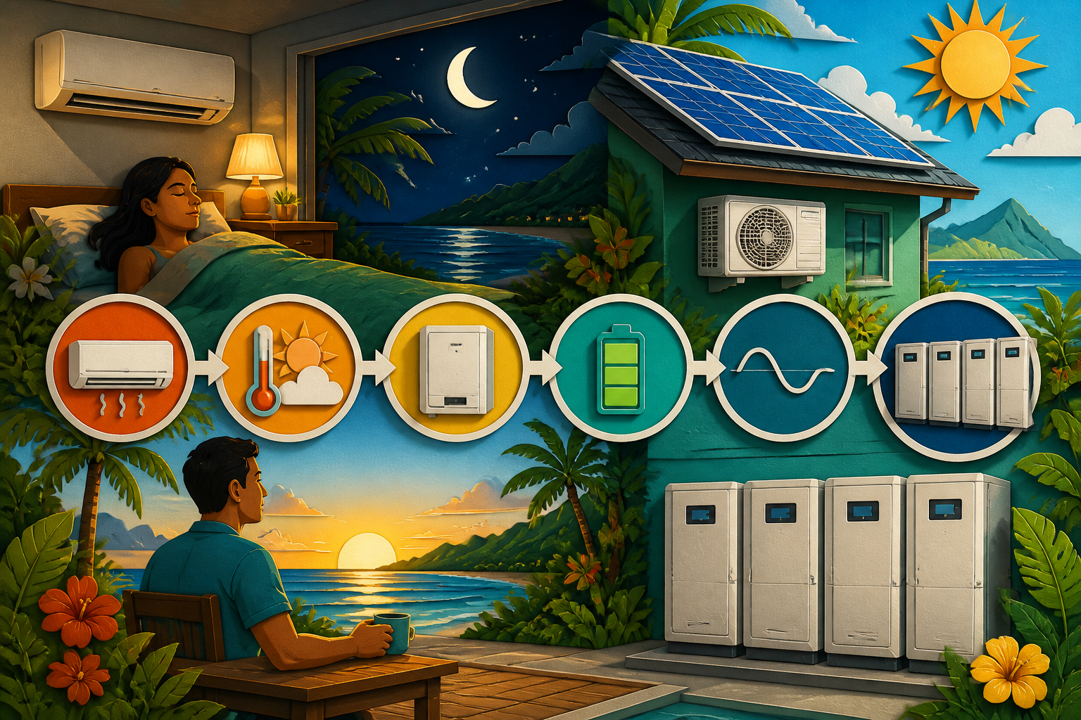 Concept illustration for Pytes Pytes V16 Outdoor LFP Battery
