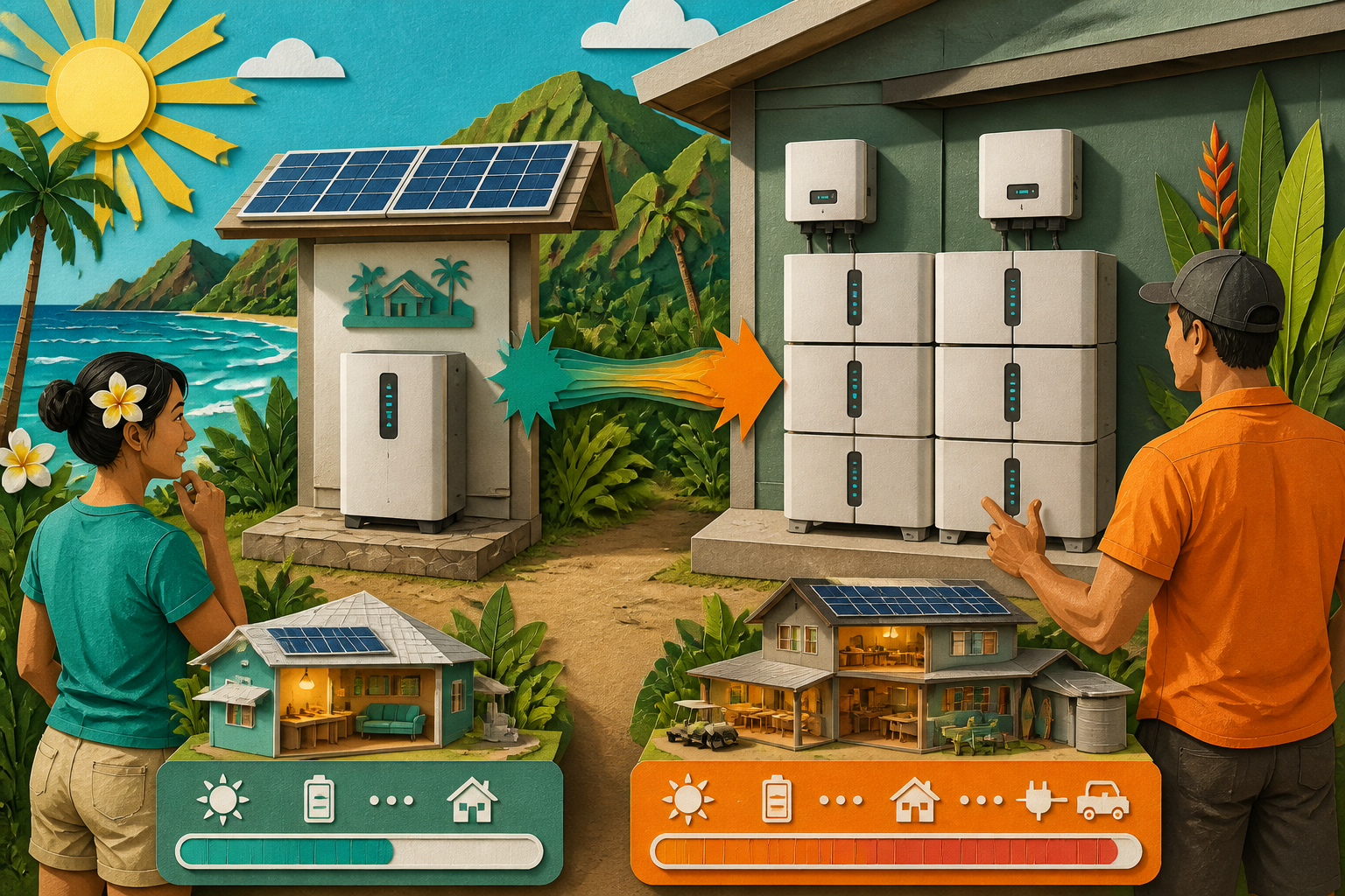 Concept illustration for Pytes Pytes V16 Outdoor LFP Battery