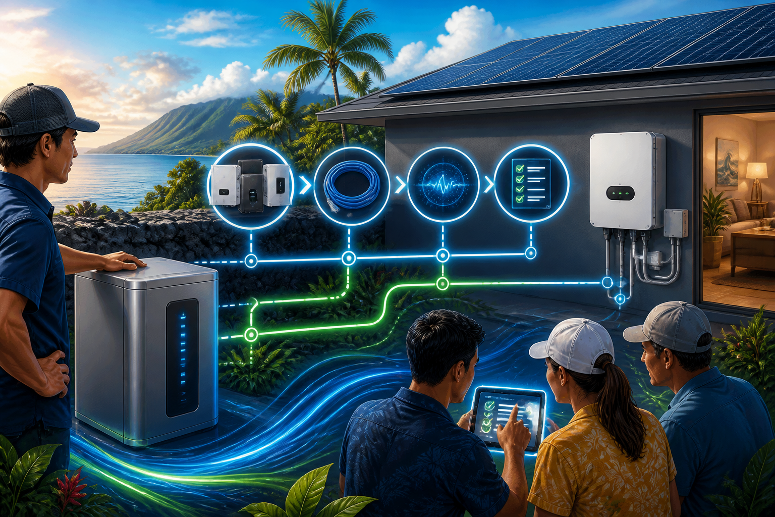Concept illustration for Pytes Pytes V16 Outdoor LFP Battery