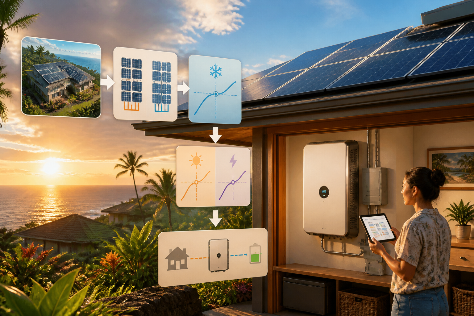 Concept illustration for Fortress Power Solo 6.5K Inverter